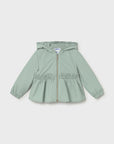 Parka com Capuz - Verde água