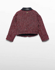 Casaco Tweed - Vermelho