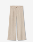 Calças Wide Leg - Bege