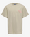 T-shirt com Estampado Traseiro - Bege