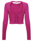 Top com Costas Abertas - Rosa