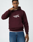 Hoodie Regular Fit - Bordo