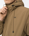 Parka com Capuz - Camel