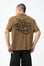 T-shirt com Estampado Traseiro - Camel