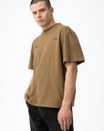 T-shirt com Estampado Traseiro - Camel