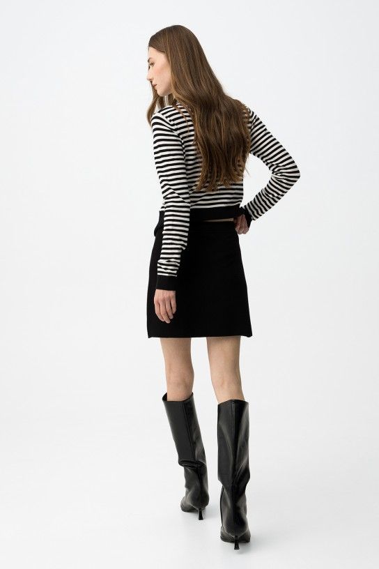 Saia de Malha - Preto