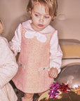 Vestido Combinado - Rosa