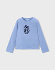 Camisola de Manga Comprida - Azul Claro