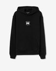 Hoodie com Estampado - Preto