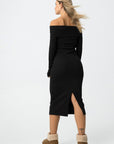 Vestido Midi - Preto