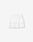Falda con volantes - Blanca