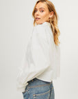 Camisa Cropped - Branco