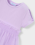 Vestido Combinado - Lilás