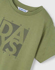 T-shirt com Estampado - Verde Tropa