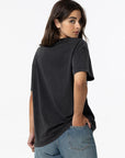 T-shirt Oversize com Estampado - Cinza