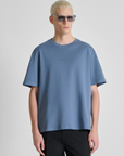 T-shirt Relaxed - Azul Médio