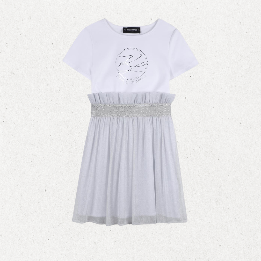 Vestido Combinado - Branco