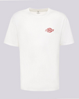 T-shirt com Estampado Traseiro - Crú