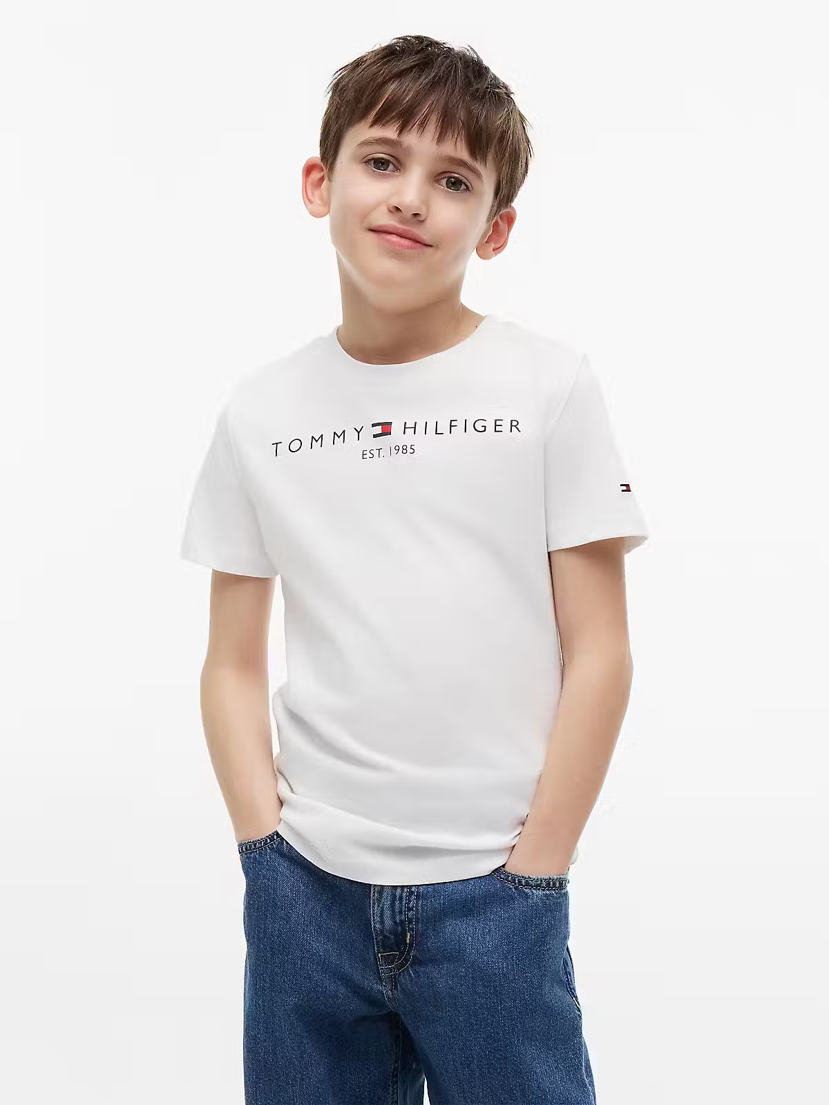 T-shirt com Logo - Branco