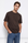 T-shirt Bordada - Castanho