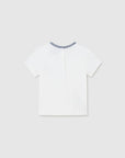 T-shirt com Bolso - Branco