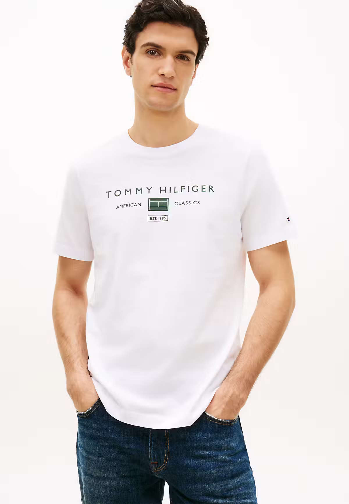 T-shirt com Logo - Branco