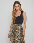Top Decote Quadrado - Preto