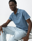 Polo Regular - Azul Médio