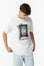 T-shirt com Estampado Traseiro - Branco