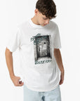 T-shirt com Estampado Traseiro - Branco