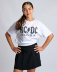 T-shirt Oversize AC/DC® - Branco