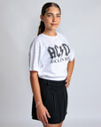 T-shirt Oversize AC/DC® - Branco