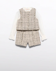 Conjunto Tweed - Bege