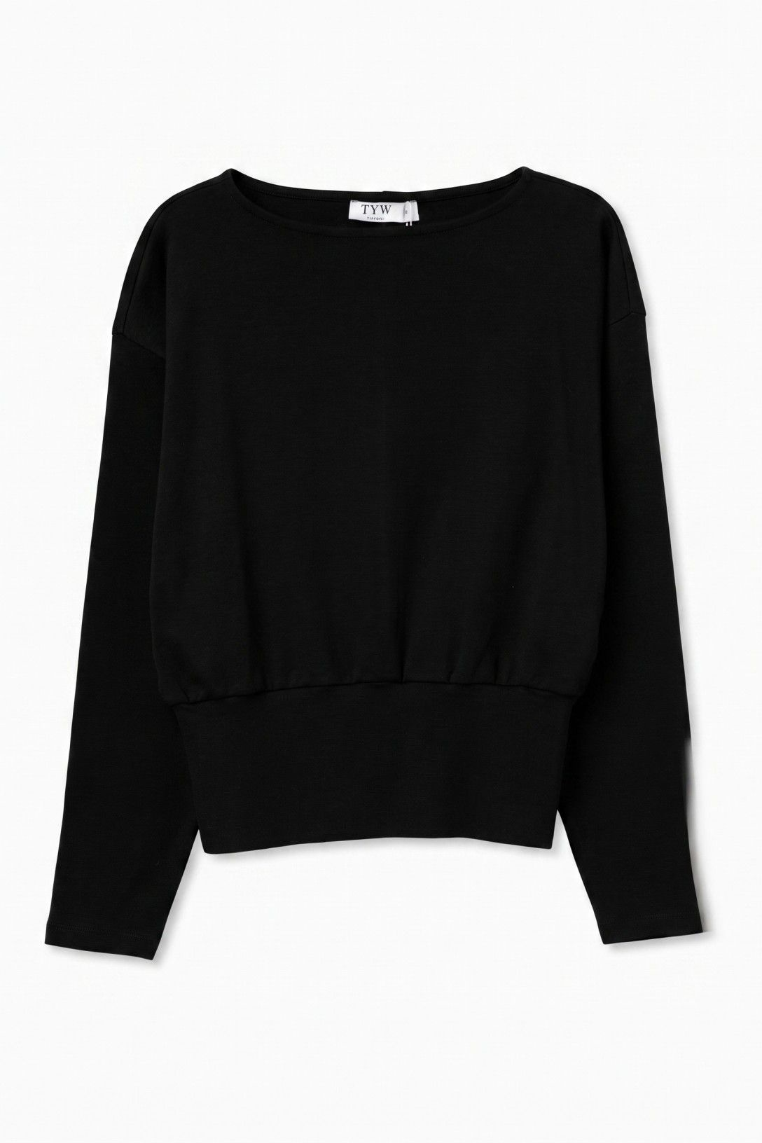 Top de Manga Comprida - Preto