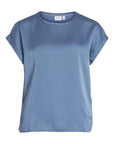 T-shirt Combinada - Azul Claro