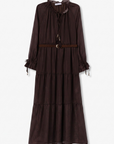 Vestido Midi - Castanho