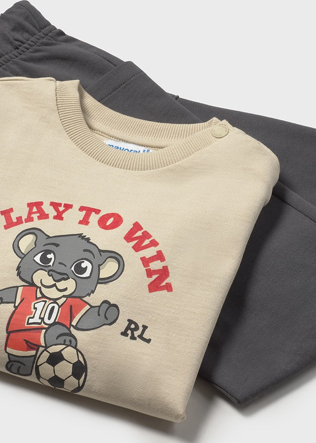 Fato de Treino de 2 Peças - Bege