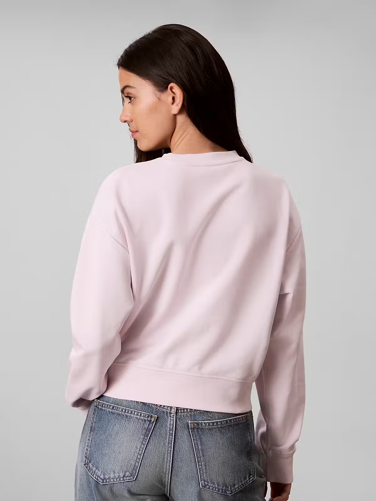 Sweat com Logo - Rosa