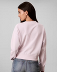 Sweat com Logo - Rosa
