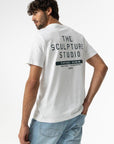 T-shirt com Estampado Traseiro - Branco