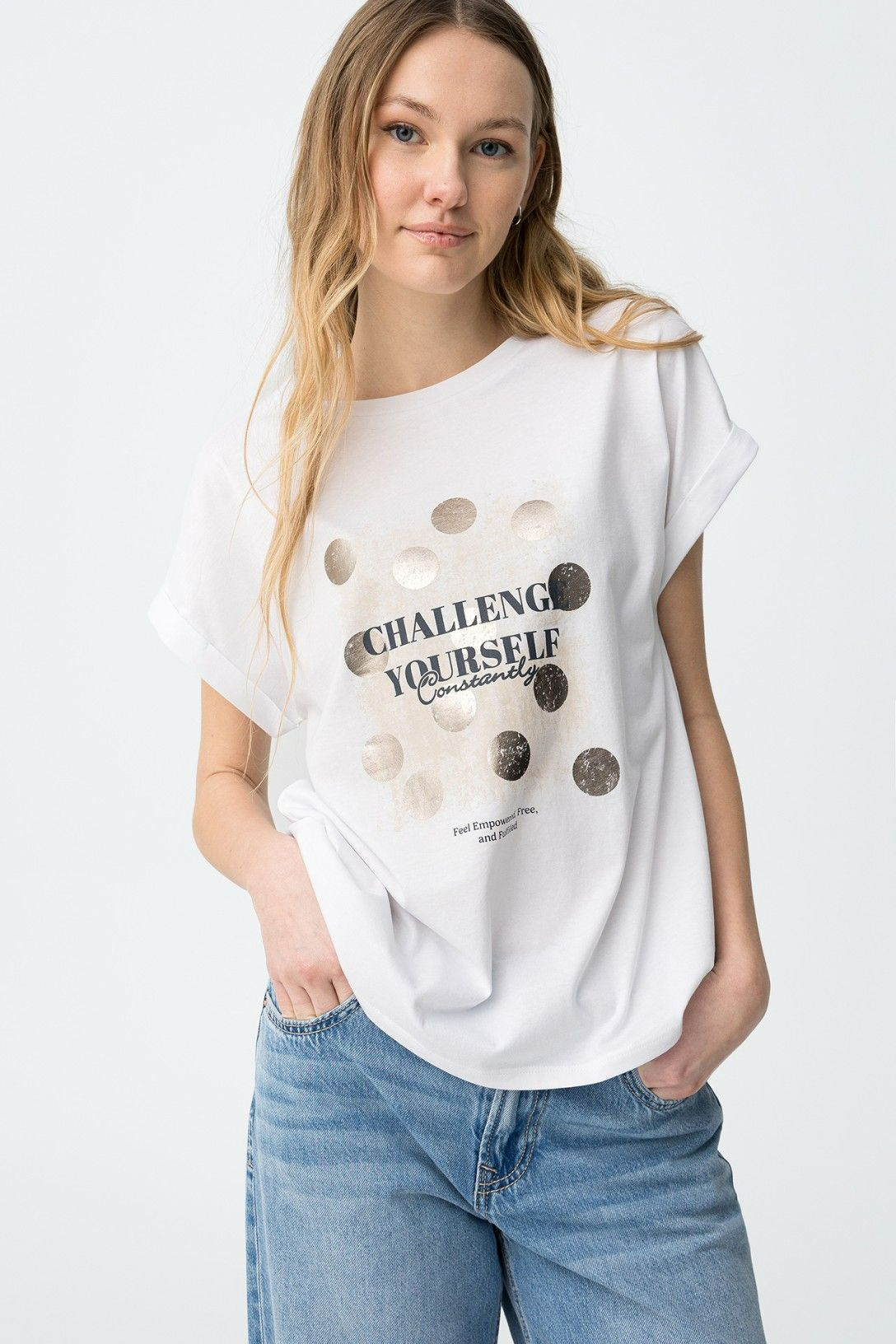 T-shirt Estampada - Branco