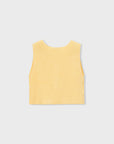 Top tipo Colete - Amarelo