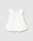 Vestido Bordado - Branco