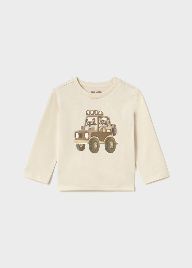 Camisola de Manga Comprida - Bege