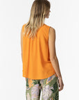 Blusa de Manga Cava - Laranja