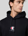 Hoodie Bordada - Preto