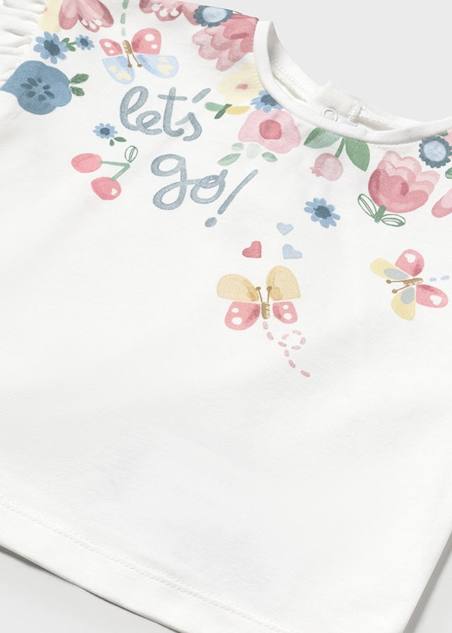 T-shirt Estampada - Branco