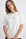 T-shirt com Estampado Traseiro - Crú