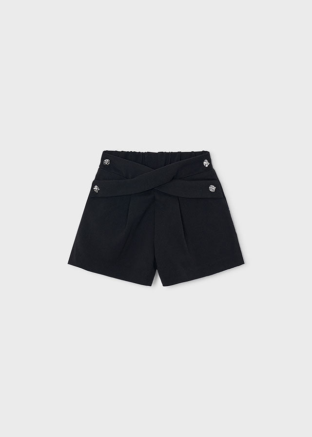 Calções com Aplicações - Preto