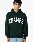 Hoodie com Estampado Frontal - Verde